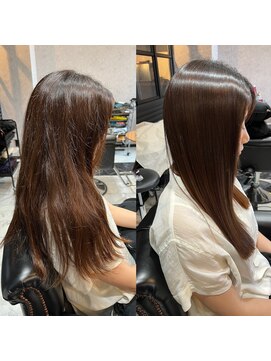 ルアナ トウキョウ(Luana TOKYO) 美髪矯正ビフォーアフター30代女性