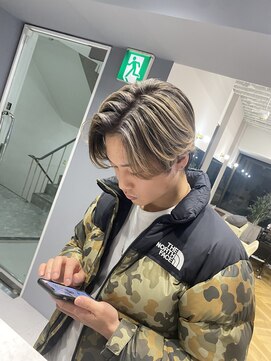 アレス バイ シカ 神戸三宮元町店(ALLES by Cica) フェザーショートフェザーパーマニュアンスパーマショートヘア