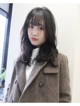 キジ(kiji) ミディアムレイヤーニュアンスパーマミディアムパーマ