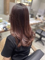 アヴァンス セブンパーク天美 松原店(AVANCE.)&nbsp;巻き髪×レッドブラウン