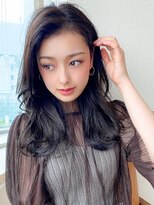 アフロート エル 錦糸町(AFLOAT L) 【20代30代】さりげないナチュラルレイヤー/小顔/黒髪/暗髪