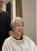 着物ヘア/大人ガーリー/ダークアッシュ/似合わせカット/麻布十番