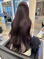ルル(Lulu)&nbsp;梅田/ブラウン/ベージュ/レイヤー/前髪カット/縮毛矯正/髪質改善