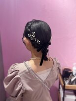 レイドバック(LAID BACK)&nbsp;ショートでもできる編みおろしヘア
