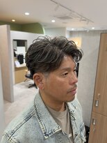 ソルア 上本町(solua)&nbsp;白髪ぼかし / メンズ / ハイライト /大人男性/ 30代/40代/５０代