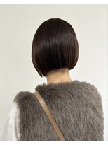 ファヴォリ(favori)&nbsp;【favori 自由が丘】ミニボブ　前下がりボブ　ピンクブラウン