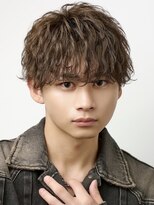 オーシャントーキョー 原宿(OCEAN TOKYO)&nbsp;メンズショート波巻きツイストスパイラルパーマラウンドマッシュ