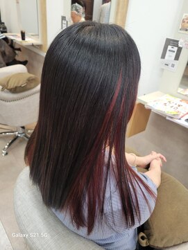 ヘアースパ ノッシュ 藤崎店(Hair Spa Nosh) インナー×レッド