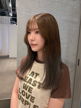 イマ 名駅店(ima) オリーブグレージュ/ダブルカラー/ブリーチなしダブルカラー
