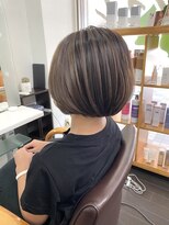 ヴィフ 大船(VIF) ショートボブ(似合わせカットカット)×アッシュグレージュ