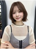 MINX宇都 レイヤーボブ ブラウンベージュ