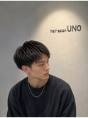 束感、軽さのあるメンズショートカット