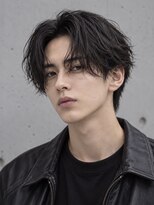 ハレ メンズサロン たまプラーザ(Hale)&nbsp;Haleメンズリバースセンターパートニュアンスパーマたまプラーザ