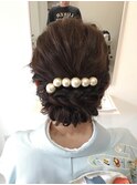 ゆるふわアップ〈着物スタイル〉
