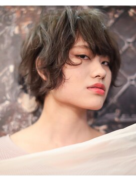 ニコヘアー(niko hair) 濃厚アッシュグレーショート▽LINEID@vey3047y