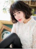 *bliss川口*カジュアル＆フェミニン…くせ毛風大人ボブa