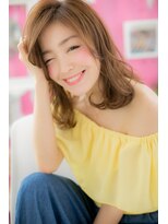 ミック ヘアアンドビューティー 大山店(miq  Hair&Beauty)&nbsp;ランダムカールの愛され♪くびれミディa
