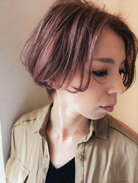 アールハーツ 峰店(R-HEARTS) 《R-HEARTS峰店》☆PINKなハンサムショート☆