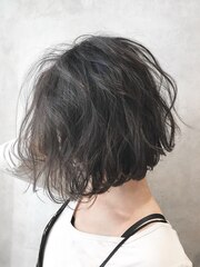 【iIIL hair lounge】透明感暗髪マットアッシュ　外国人風　高崎