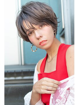 クラン(clan) #ショコラベージュ#ボブウルフカール#ベビーバング