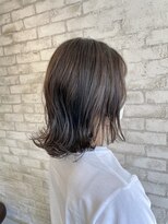 アン ココン(un.cocon) 【un.cocon吉祥寺】グレージュ 切りっぱなし ♪