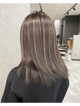 リッシュ(RISH) ハイライト/セミロング/ロング/20代/30代/40代/50代/ボブ#D35X