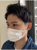 【戸田公園5分/メンズバーバー】爽やかアップバングスタイル