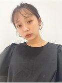 インナーカラー×ざっくりお団子