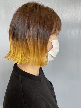 コアフュールブランコ(Coiffure BRANCO) BRANCO - yellow gradation