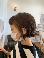 ヘアー ミュゼ 大西店(HAIR Musee)&nbsp;クシュっとボブパーマ