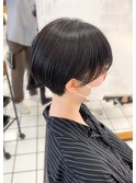20代30代大人可愛い★小顔ボブ丸みショートカット