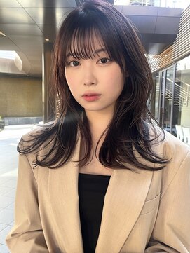 シティ(CITY) 韓国風くびれミディアム×フェイスレイヤー/20代30代40代50代