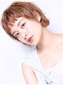 大人可愛い小顔美髪ツヤ髪ピンクブラウンベイビーピンクA1