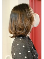 ルーシー ヘアデザインワークス(Lucy Hair Design Works) サロンワーク×ミディアムボブ