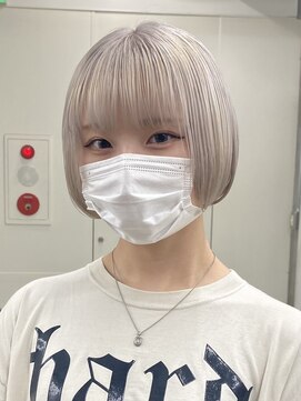 スー 渋谷(suu) ミニボブ前下がりショート丸みショートボブ丸みショートボブ