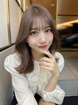 アフロートリノ(AFLOAT Leino) 大人可愛い 韓国ヘア くびれヘア 似合わせ顔まわり レイヤー