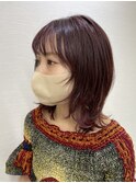 ミディアム×レイヤーカット