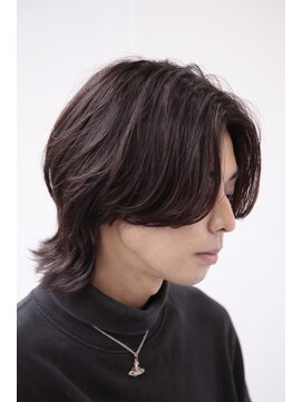 バース 梅田中崎町店(BIRTH) ミディアムセンターパートウルフ