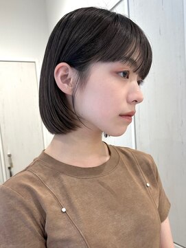 ガーデンヨコハマ(GARDEN YOKOHAMA) 切りっぱなしミニボブイメチェンワイドバングシアーベージュ