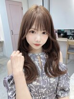 モアナ バイ ラナ 甚目寺店(MoanA BY LANA)&nbsp;韓国風/透明感カラー/オリーブベージュ/前髪/小顔カット