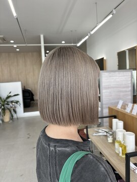 ミリ 奈良店(mm) ミルクティーベージュ/透明感カラー/韓国/髪質改善/奈良駅/奈良/