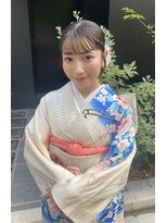 フェリーチェ(Felice)&nbsp;振袖ヘア　着物ヘア　タイトアレンジ　カチモリヘア