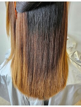 エイト オキナワ 沖縄新都心店(EIGHT okinawa) お客様スタイル_ブリーチ履歴×縮毛矯正【EIGHT　荒井】