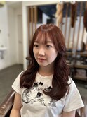 ピンクブラウン*透明感カラー*くびれレイヤー*20代30代40代