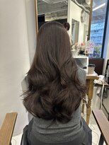 ハピネス 梅田茶屋町店(HAPPINESS)&nbsp;韓国ヘア/レイヤー/顔まわりカット/ブリーチなし/グレージュ