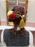 卒業式ヘアセット♪