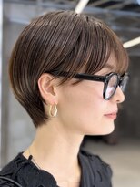 ピークアブー 原宿ハラカド(PEEK-A-BOO) ショート/コンパクト/毛流れ/20代/30代/ミニボブ/センターパート