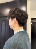 ツーブロックマッシュ刈り上げ