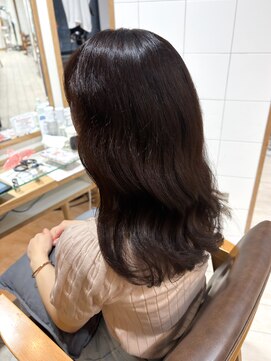 プラグ バイ ネオリーブ(plug by neolive) チェリーブラウン×髪質改善[髪質改善/縮毛矯正/韓国]A