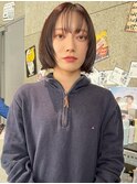 【ChaoMICHI haruya】顔周りレイヤー 外ハネボブ モカブラウン
